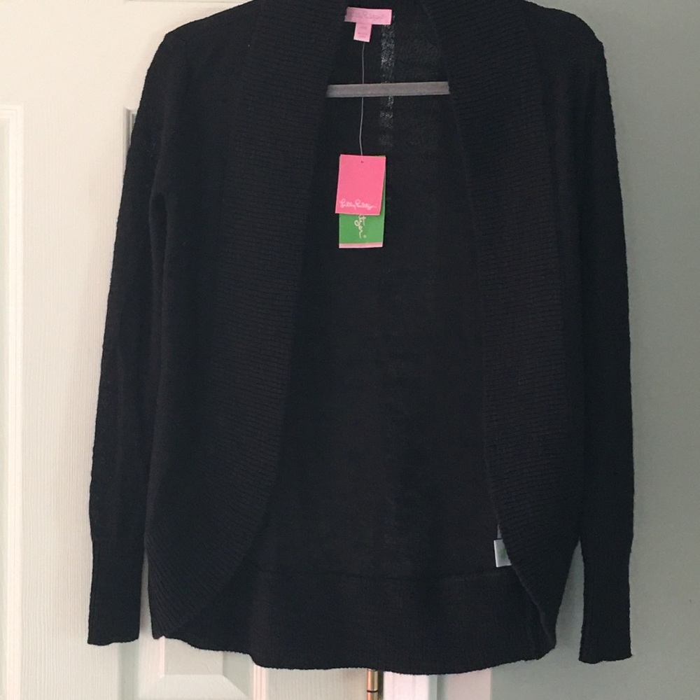 Lilly Pulitzer Amalie Cardigan Onyx XXS